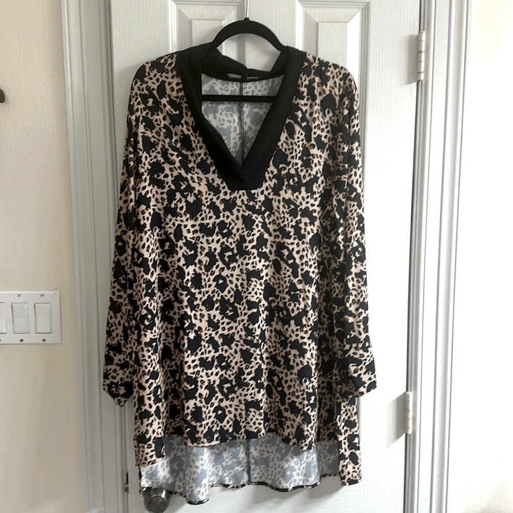 Eloquii animal print tunic!